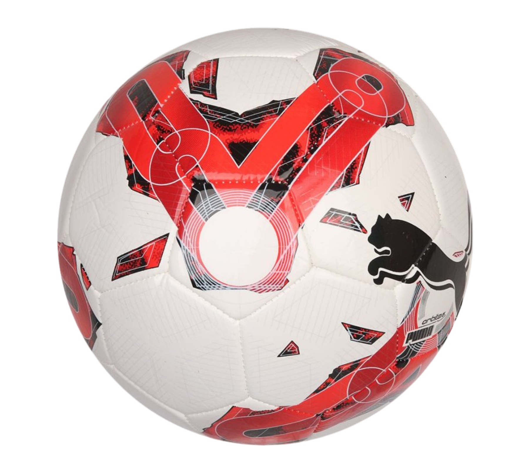 PUMA Orbita 6 MS Fußball Trainingsball mit Puma Air Lock-Ventil
