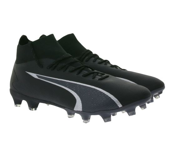 PUMA Ultra Pro FG/AG chaussures de football pour hommes avec semelle extérieure GripControl Skin et Speedplate chaussures d entraînement de sport de ballon 107422 02 noir