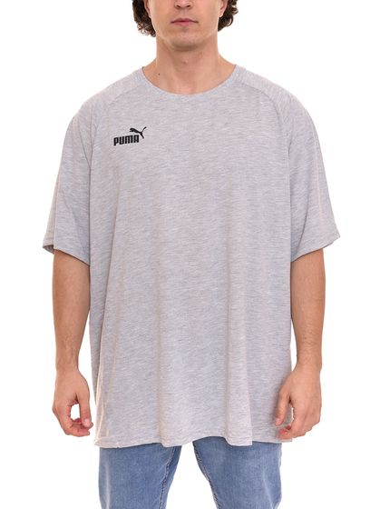 Camiseta PUMA team FINAL Casuals de manga corta sostenible para hombre con dryCELL 657385 33 Gris