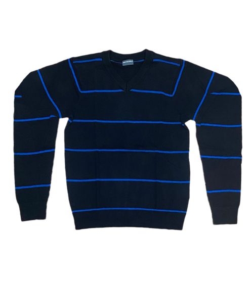 KIDSWORLD maglione morbido maglione lavorato a maglia per bambini con strisce 24014735 nero/blu