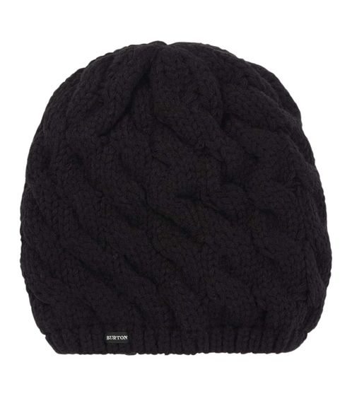 BURTON Birdie women's cozy beanie warming winter hat with fleece lining 13420103001 black