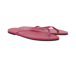 Chanclas de moda con separador de dedos para mujer havaianas Metallic Shocking con logo estampado rosa