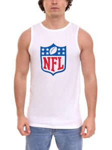 Fanatics NFL Logo Men s Tank Top Sleeveless Crew Neck Sports Shirt 1566MWHT1ADNFL White