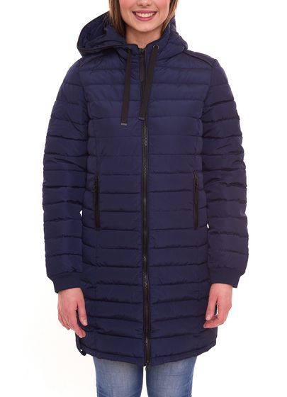 ALPENBLITZ abrigo acolchado de mujer con capucha chaqueta de invierno 84478862 azul