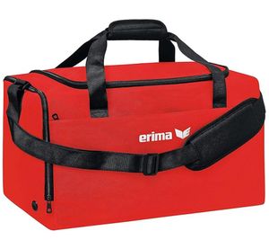 erima Sportsbag Team Tasche Sport-Tasche Fußball-Tasche mit Nassfach Fitness-Studio Tasche 25 Liter 7232102 Rot