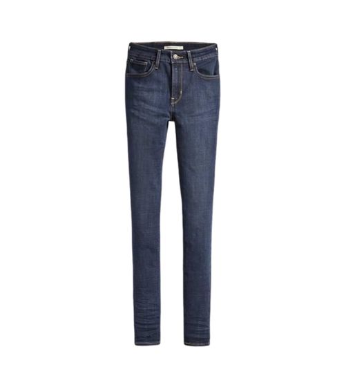 LEVI'S 721 jeans skinny da donna a vita alta pantaloni eleganti in denim stile cinque tasche 85090814 blu