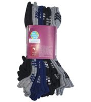 36 pairs of cotton stockings with comfort waistband, sustainable sneaker socks with different patterns of pink, blue or black