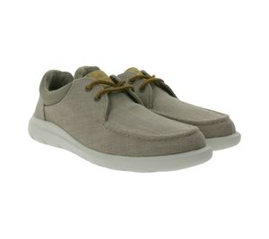 SPERRY Captain's Moc Seacycled nachhaltiger Herren Canvas-Sneaker aus Hanf STS24809 Beige/Grau