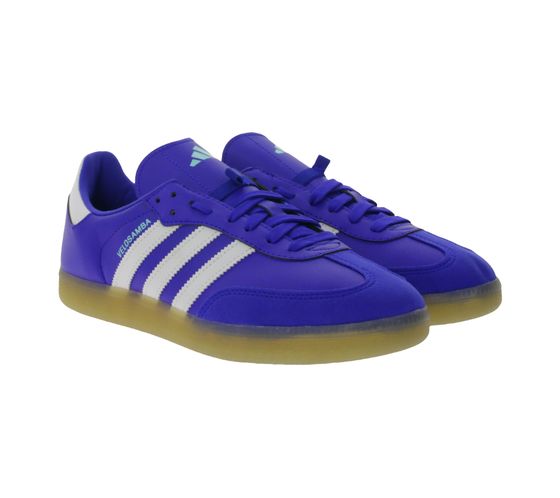 adidas VeloSamba chaussures de sport végétaliennes pour hommes baskets tendance HQ6709 bleu