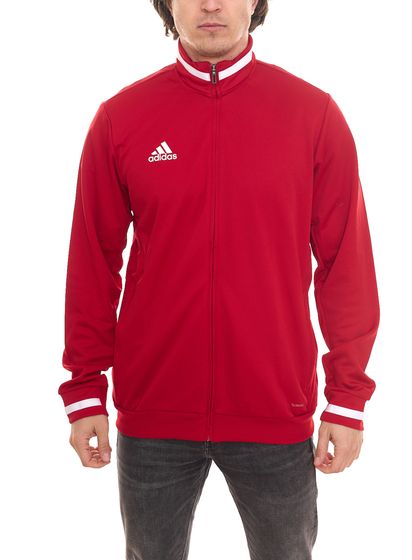 adidas TEAM 19 men's training jacket with CLIMACOOL technology made from recycled material sports jacket DX7323 red