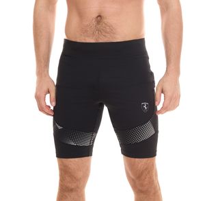 Ferrari pantalón de ciclismo para hombre con elementos reflectantes, pantalón de entrenamiento con parche con logo, pantalón deportivo 270055042 BLK negro