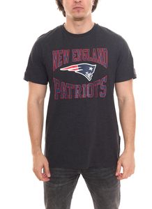 NEW ERA NFL New England Patriots Team Logo camisa de algodón para hombre camisa de manga corta moderna 12590847 Negro