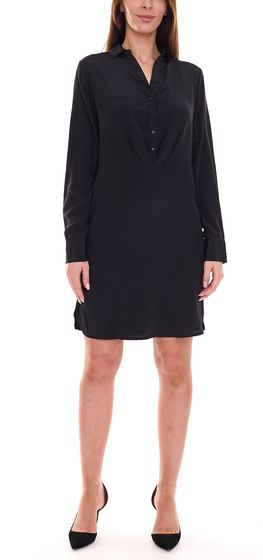 Aniston CASUAL Damen Mode-Kleid stylisches Damen Mini-Kleid 34120901 Schwarz