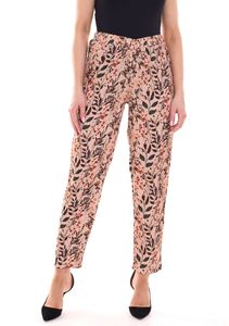 Aniston SELECTED Damen Stoff-Hose bequeme Schlupf-Hose mit floralem Allover-Muster 12712944 Rosa/Bunt