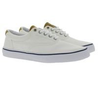 SPERRY Sneakers da uomo in tela Bahama Striper II Cvo SW e Bahama Striper II Cvo con tecnologia wave lamellare beige, bianco, grigio o grigio chiaro