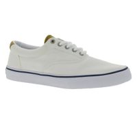SPERRY Sneakers da uomo in tela Bahama Striper II Cvo SW e Bahama Striper II Cvo con tecnologia wave lamellare beige, bianco, grigio o grigio chiaro