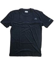 Camisa de algodón para hombre Kappa, camisa de cuello redondo con pequeño parche con logo, camisa de manga corta 711169 blanco, azul o negro Camisa de algodón para hombre Kappa, camisa de cuello redondo con pequeño parche con logo, camisa de manga corta 711169 blanco, azul o negro