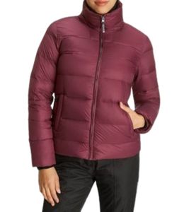 POLARINO Damen Daunen-Jacke wasserabweisende Winter-Jacke mit hoher Wärmespeicherkapazität 78513249 Bordeauxrot