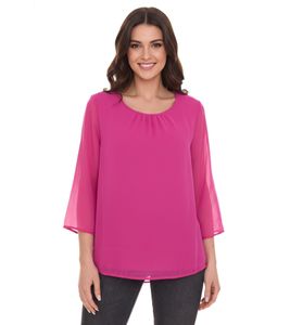 Aniston SELECTED women s fashionable summer blouse with 3/4 sleeves 16113300 pink