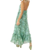 Aniston CASUAL maxi abito da donna estivo con schiena scoperta e stampa all-over 83823237 Verde