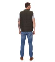 11 PROJECT PURlle gilet imbottito da uomo con trapuntatura gilet outdoor 20715253 ME 190509 verde scuro