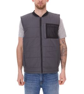 11 PROJECT PURlle men s puffer vest with quilting outdoor vest 20715253 ME 193910 grey