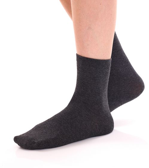 MILENA Damen Baumwoll Socken - Nahtlose Knöchelstrümpfe Für Alltag & Büro