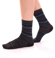 8 Paar TRUE style Baumwoll-Strümpfe mit Komfortbund nachhaltige Business-Socken im Crew-Style Schwarz/Grau Uni, Schwarz/Grau Bunt oder Navy/Grau