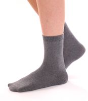 8 Paar TRUE style Baumwoll-Strümpfe mit Komfortbund nachhaltige Business-Socken im Crew-Style Schwarz/Grau Uni, Schwarz/Grau Bunt oder Navy/Grau