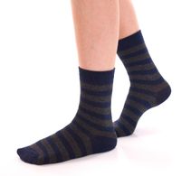 8 Paar TRUE style Baumwoll-Strümpfe mit Komfortbund nachhaltige Business-Socken im Crew-Style Schwarz/Grau Uni, Schwarz/Grau Bunt oder Navy/Grau