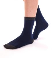 8 Paar TRUE style Baumwoll-Strümpfe mit Komfortbund nachhaltige Business-Socken im Crew-Style Schwarz/Grau Uni, Schwarz/Grau Bunt oder Navy/Grau