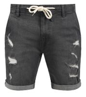 BLEND Dallian shorts uomo in cotone denim distrutto sostenibile Bermuda 20711410-ME Grigio o blu