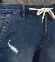 BLEND Dallian shorts uomo in cotone denim distrutto sostenibile Bermuda 20711410-ME Grigio o blu