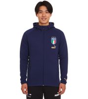 PUMA FIGC Coach Herren Sweat-Jacke Trainings-Jacke Italien Fanwear 767108 13 Dunkelblau