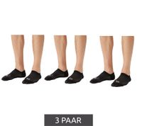 Pack de 3 Calcetines invisibles Sergio Tacchini Calcetines cortos Medias de algodón Negro