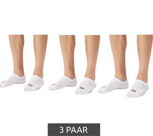 3 Paar Sergio Tacchini Invisible Footie Füßlinge kurze Socken Baumwoll-Strümpfe Weiß