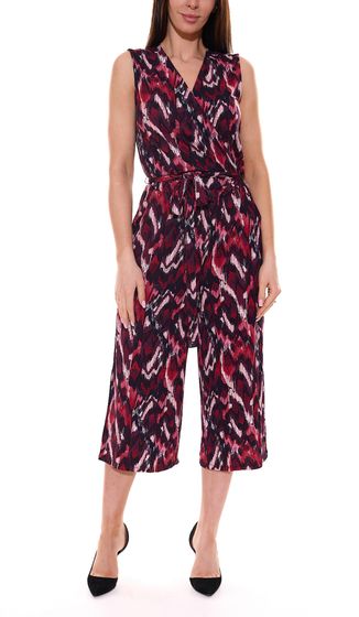 Tamaris culotte jumpsuit stylish women s one-piece in all-over pattern 37607065 red/colorful