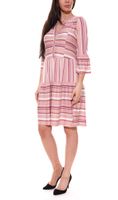 BOYSEN S mini-robe femme robe à volants à rayures 34988469 rose