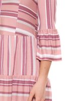 BOYSEN S mini-robe femme robe à volants à rayures 34988469 rose