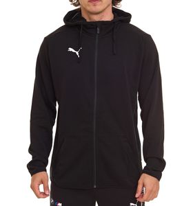 Chaqueta deportiva para hombre PUMA LIGA, chaqueta de entretiempo deportiva con tecnología dryCELL, sudadera con capucha 655771 03 negro