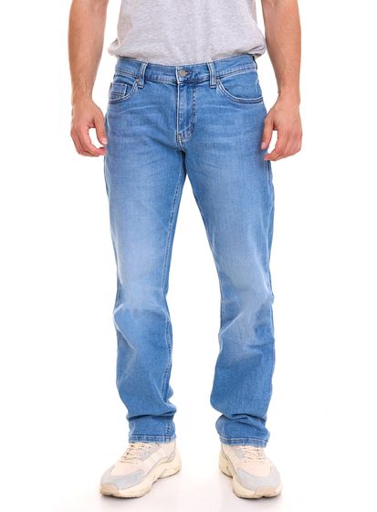 OTTO products Herren nachhaltige Denim-Jeans im 5-Pocket-Style Baumwoll-Hose 76081724 Blau