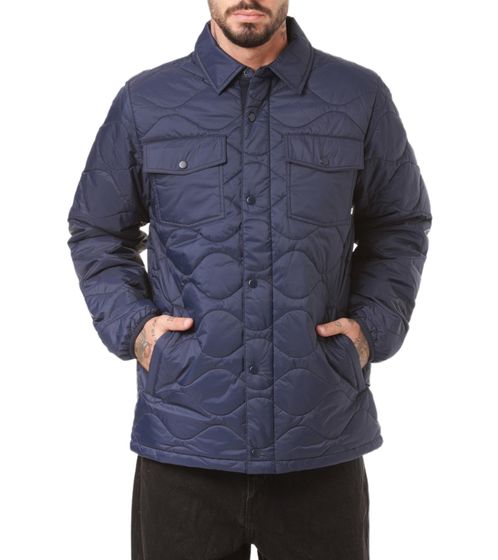 Giacca trapuntata da uomo VANS Jonessport, giacca di transizione idrorepellente con impregnazione DWR VN0A457OLKZ1 blu