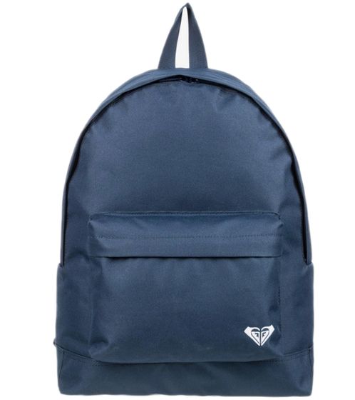 ROXY Hand Lettering Freizeit-Rucksack schöner Tagesrucksack mit Logo-Patch 22 Liter ERJBP04365 BSP0 Blau