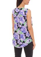 LAURA SCOTT camicia estiva da donna con cinturino e camicetta in pizzo 65208262 viola