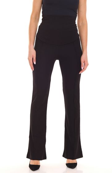 MAMALICIOUS MLLUNA women's pregnancy trousers elastic maternity trousers 39048201 black