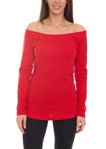 Sweat-shirt ARIZONA pull élégant pour femme avec décolleté Carmen 95939042 rouge