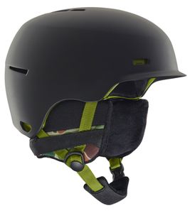 luego. Casco de esquí Highwire cómodo casco de snowboard con almohadillas extraíbles negro/camuflaje