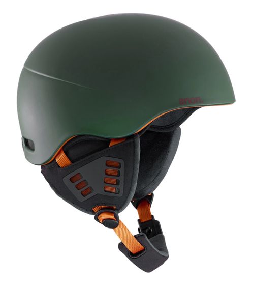 anon. Helo 2.0 men's ski helmet, comfortable snowboard helmet with ventilation system, green