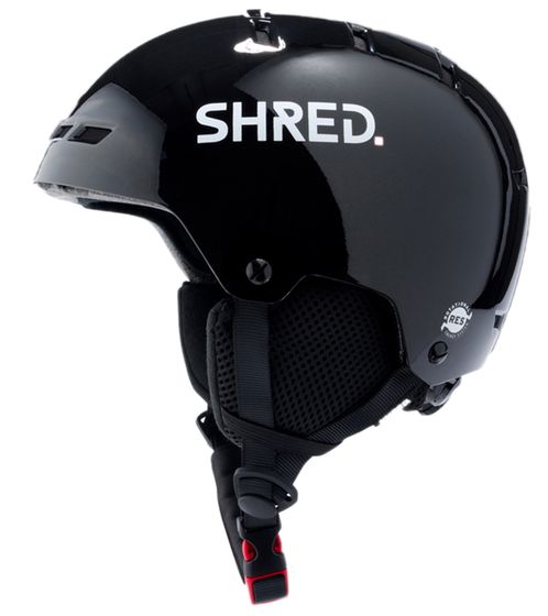 SHRED. Totality Ski-Helm Allround-Kopfschutz mit Belüftungs-System HETTLJ15S Schwarz