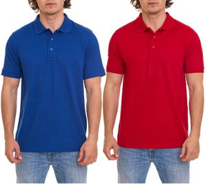 Regatta Professional Herren Shirt mit Baumwolle nachhaltiges Poloshirt TRS143 Rot oder Blau